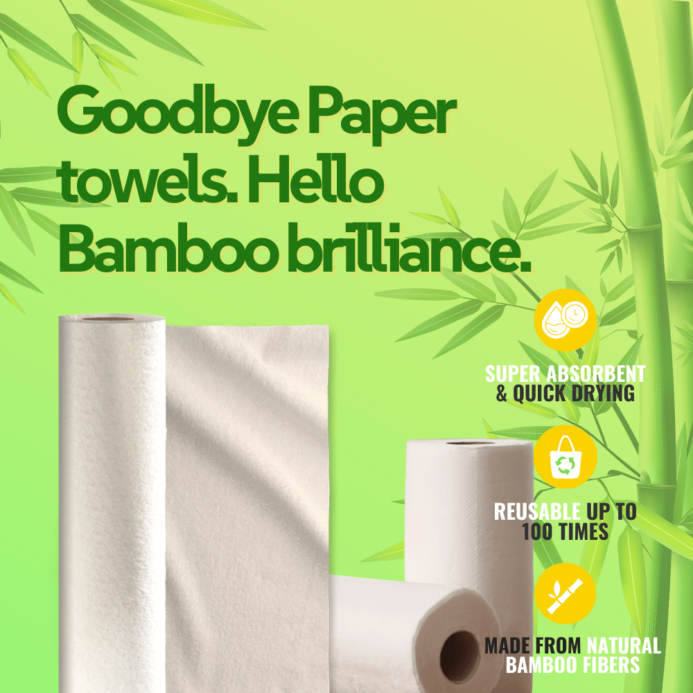 Reusable Bamboo Kitchen Towel