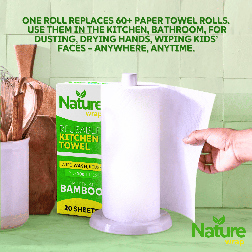 Reusable Bamboo Kitchen Towel